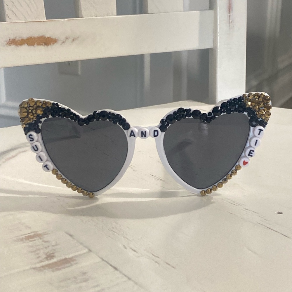 Handmade Justin Timberlake Suit and Tie Sunglasses.